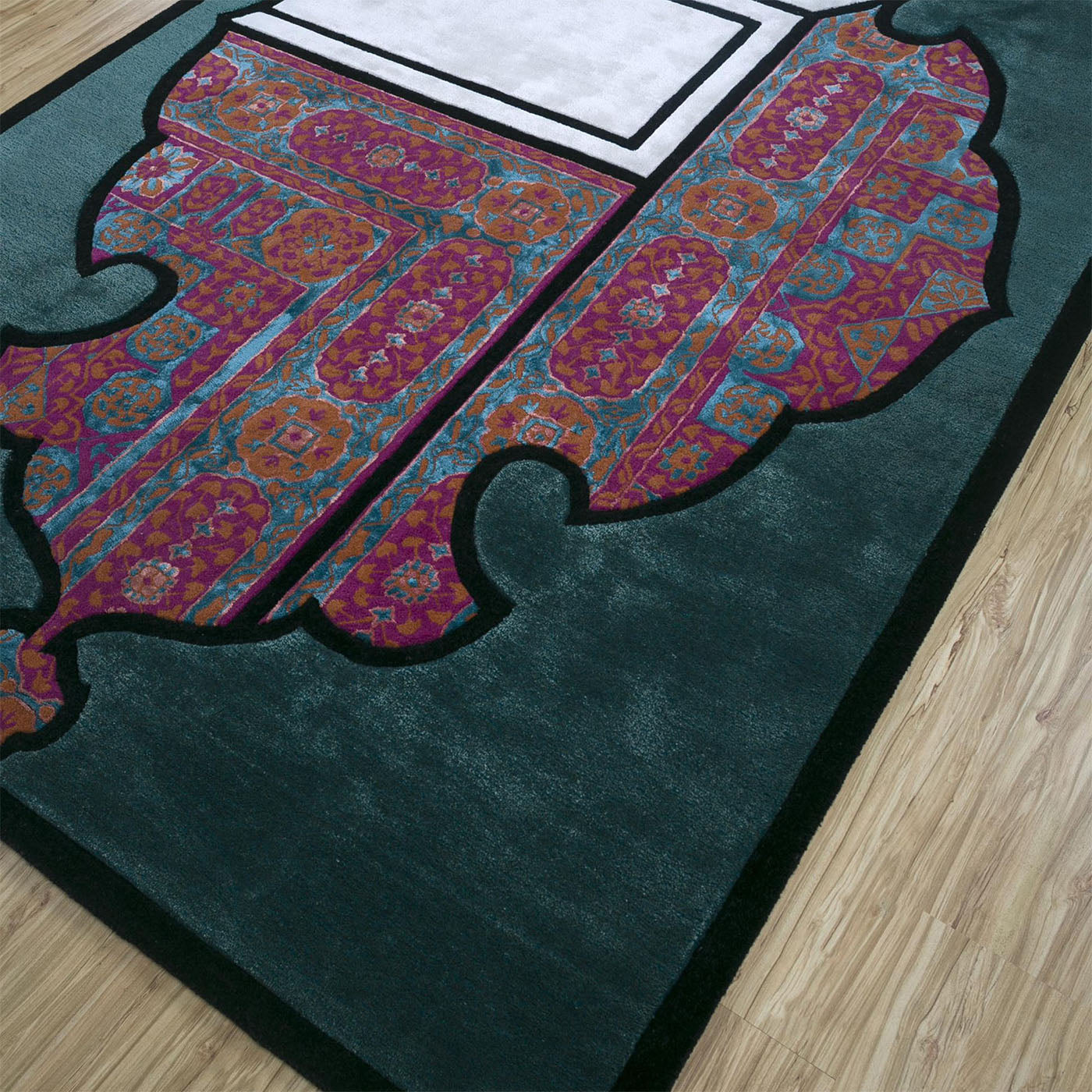 Concoction Hunter Green Hand Tufted Rug - Alternative view 2