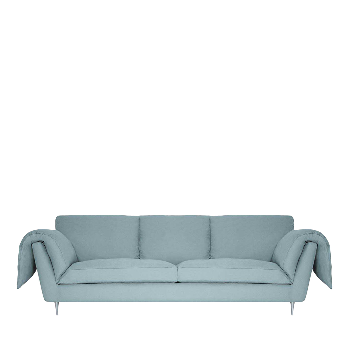 Casquet in Mandelgrün 3-Sitzer Bio Sofa - Hauptansicht