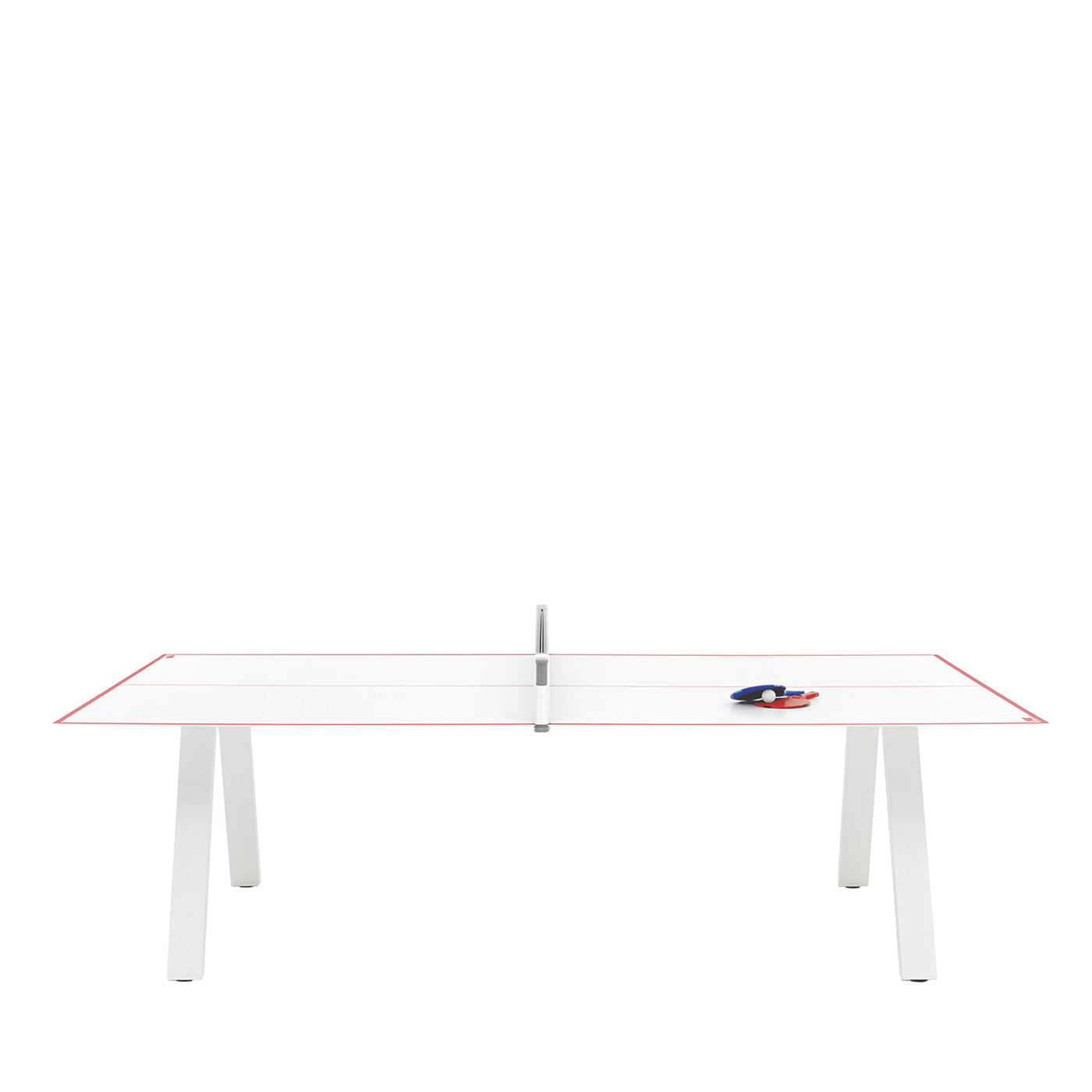 Mesa de ping-pong para exterior Grasshopper blanca de Basaglia + Rota Nodari - Vista principal