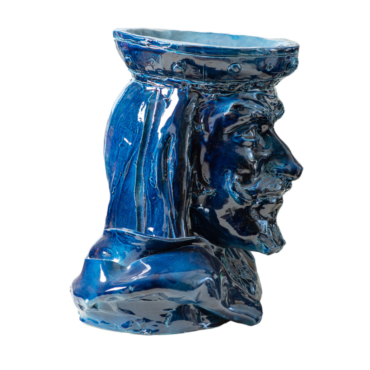 Un Tuffo Nel Blu con Lei Anthropomorphe blaue Vase - Alternative Ansicht 2