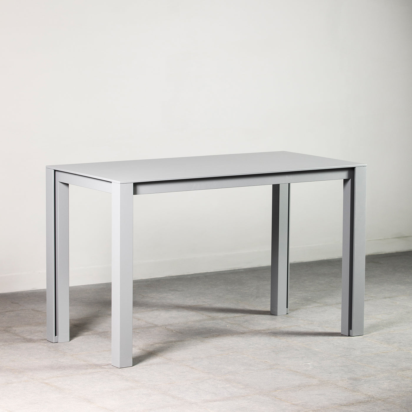 Matte Gray Lacquered Wood Console  - Alternative view 2