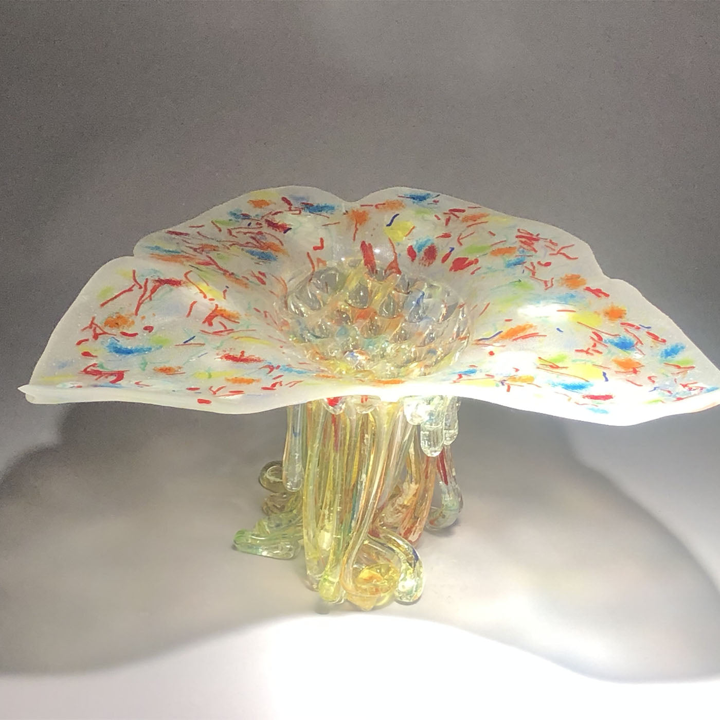 Centre de table sculptural Butterfly Fluorescente - Vue alternative 1