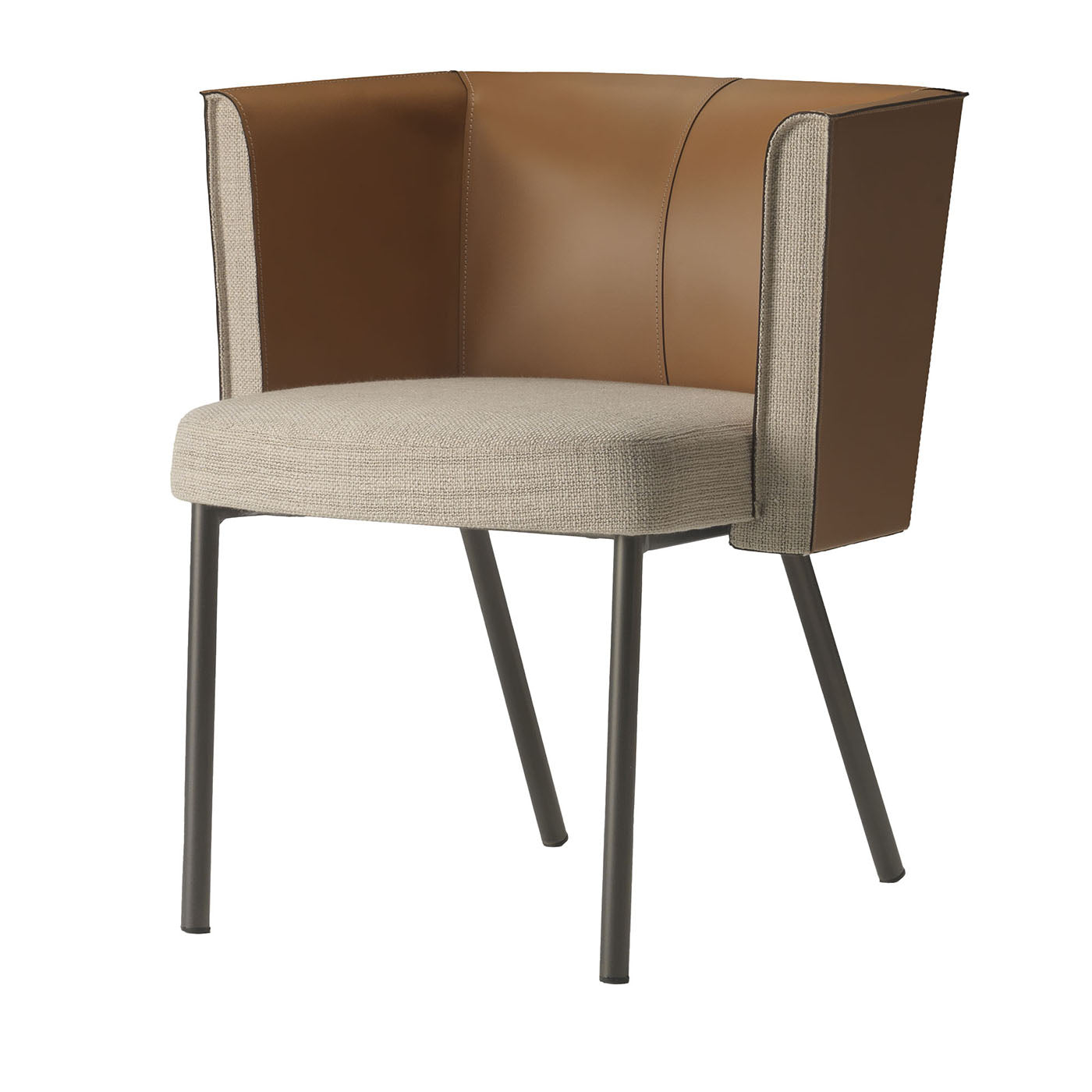 Riviera Leather & Fabric Chair - Main view