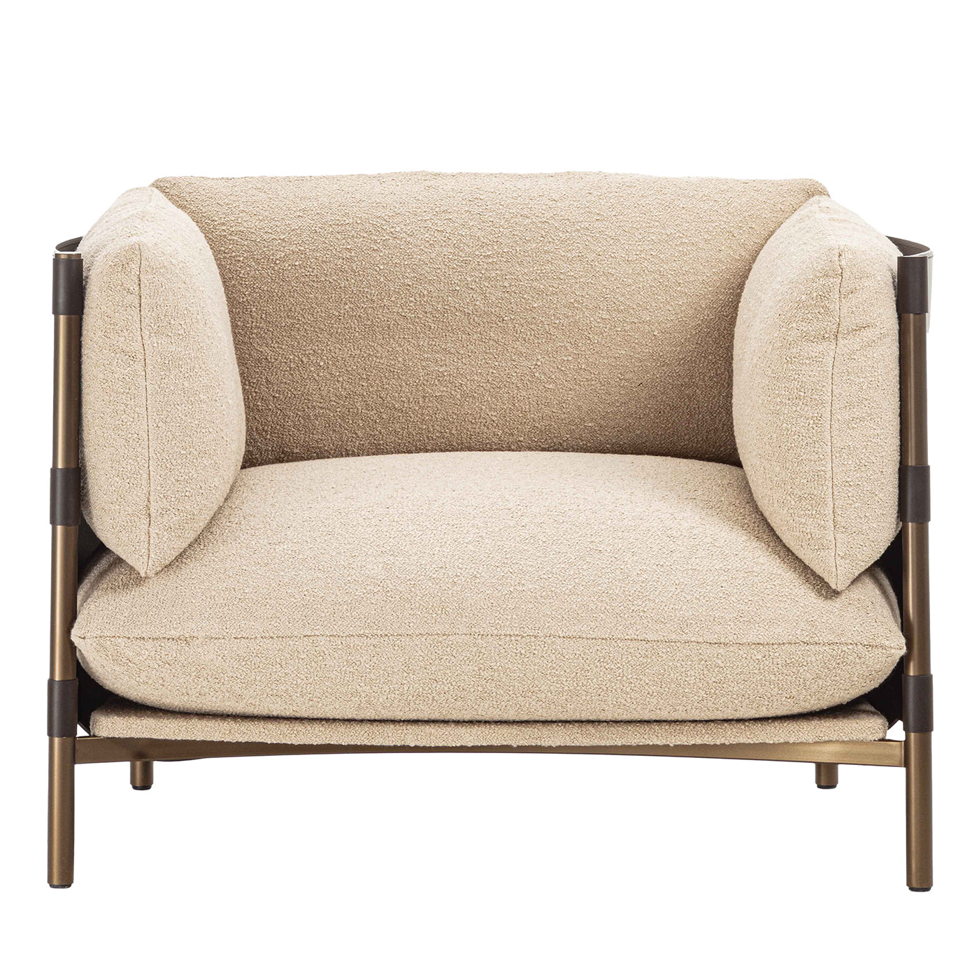 Iris Beige Armchair Enrico Pellizzoni 