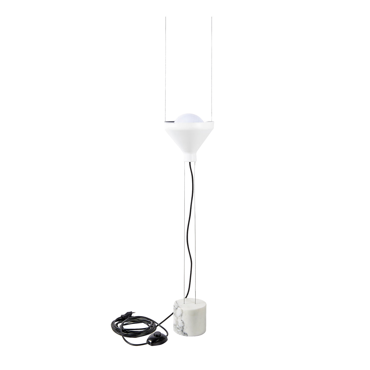 Alba Arabescato Marble White Floor Lamp by Alessandro Ruga - Alternative view 2