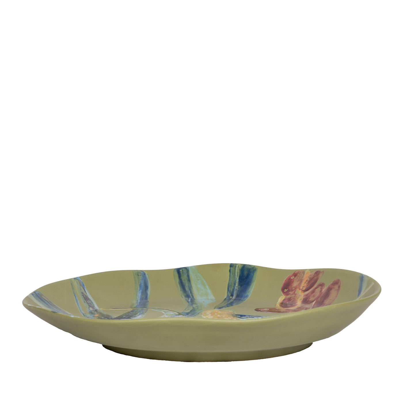 Panarea Hand-painted Ceramic Medium Serving Plate - Alternative view 1