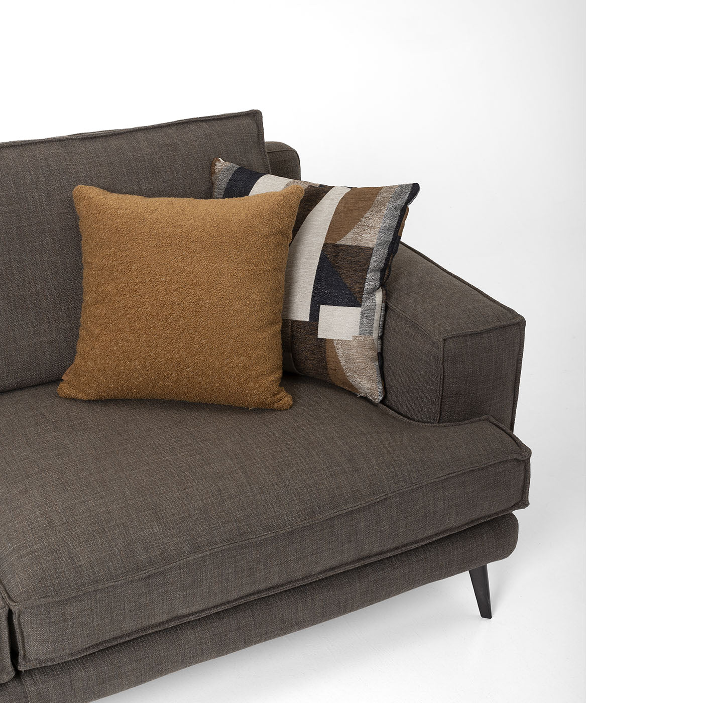 Space dark gray sofa with chaise longue - Alternative view 3