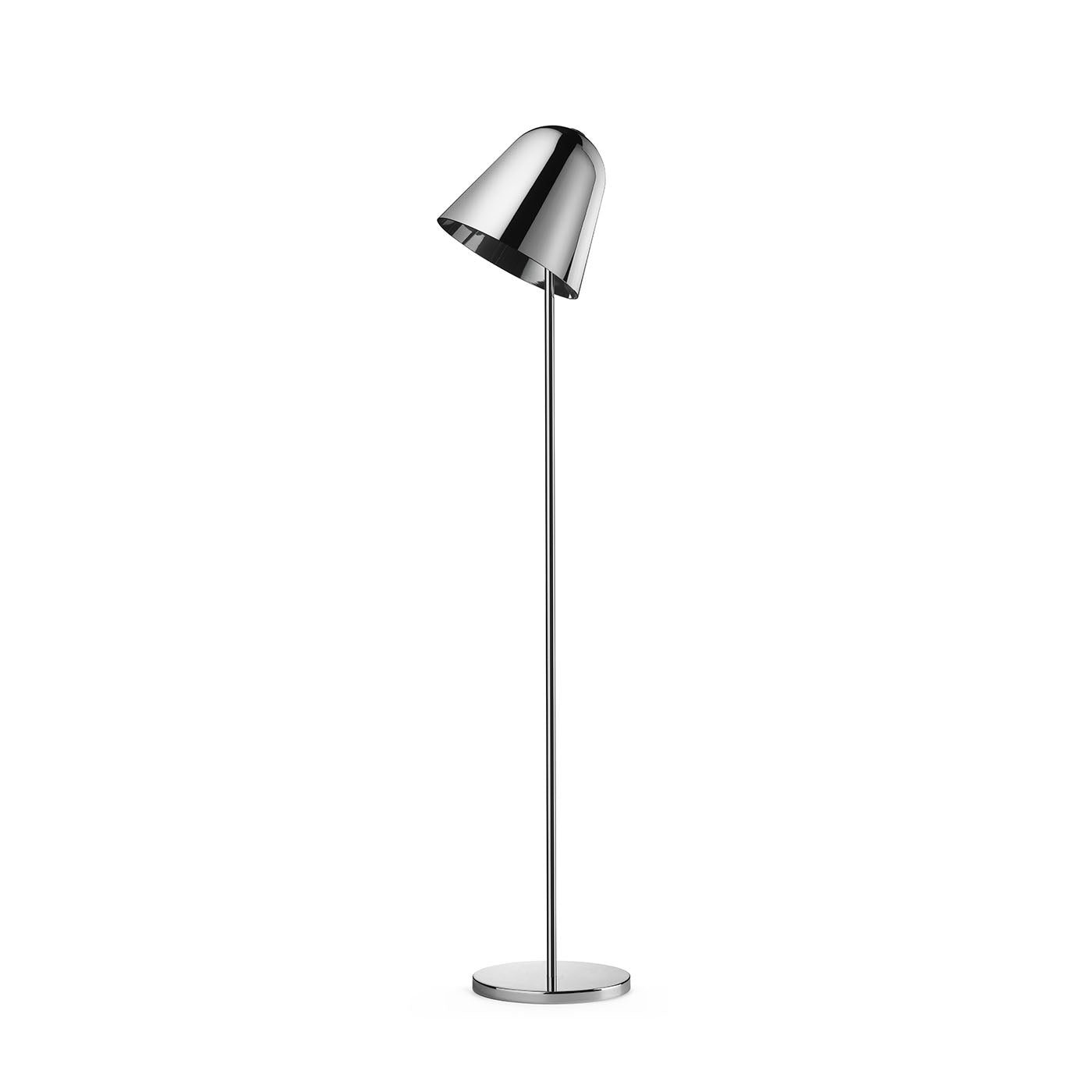 Helios Silvery Metal & Glass Floor Lamp by Branch Creative - Alternative view 1