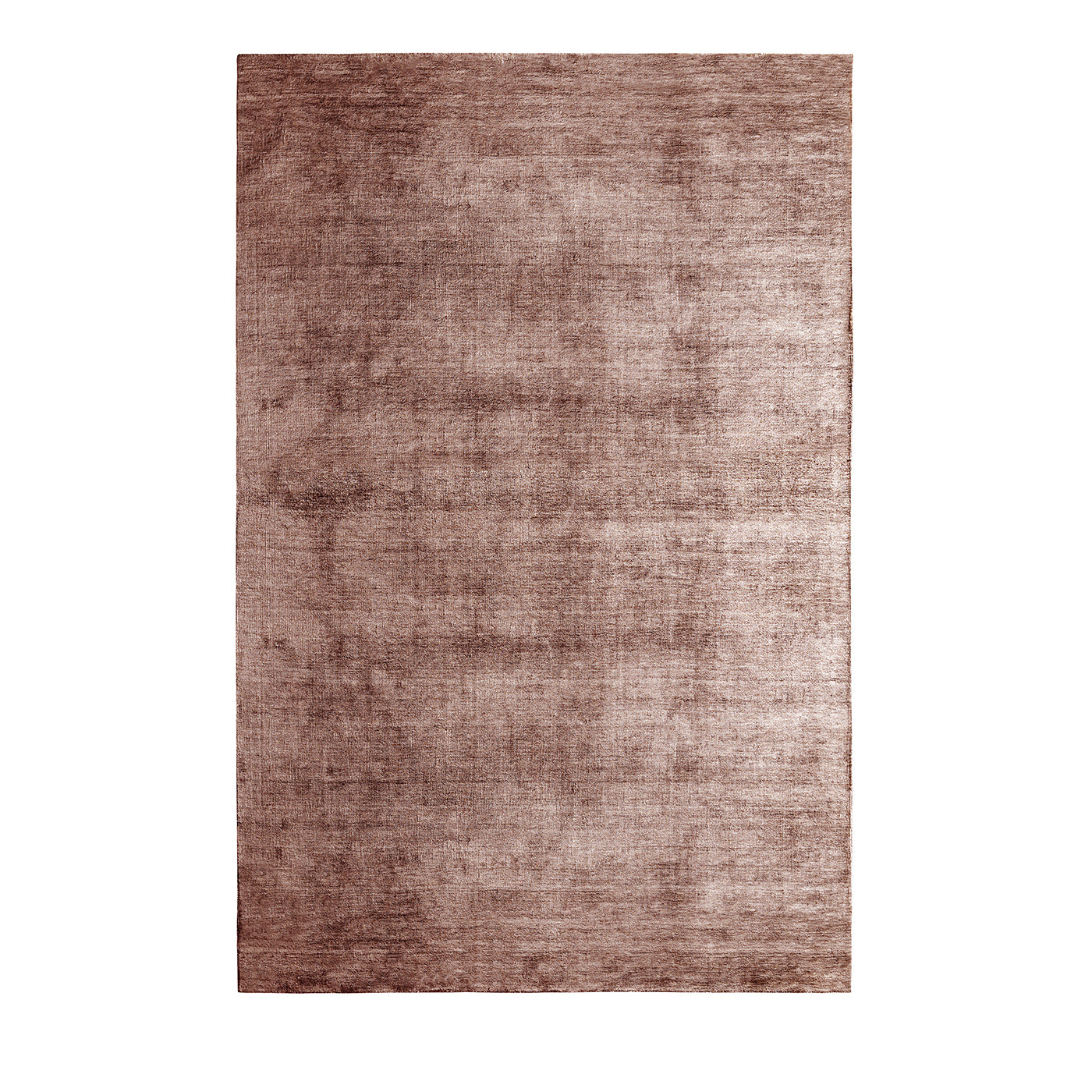 Tapis en soie Bamboo Shaded Rectangular Bronze Bamboo Silk Rug - Vue principale