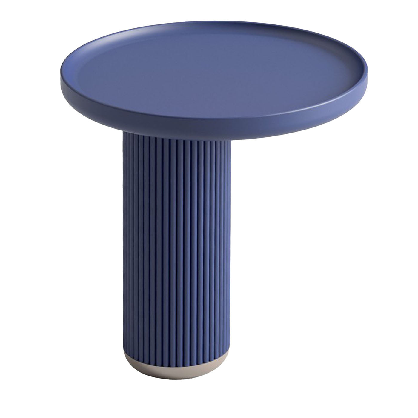 Table d'appoint ronde bleue - Vue principale