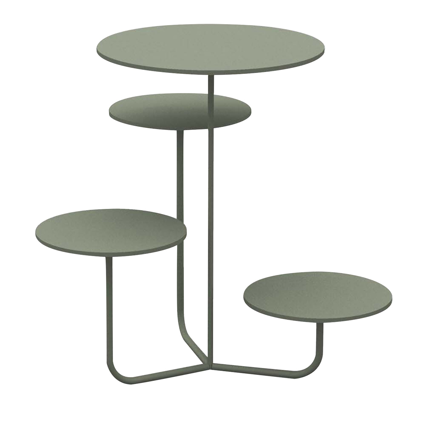 Condiviso 4-Tier Sage Green Serving Stand - Main view