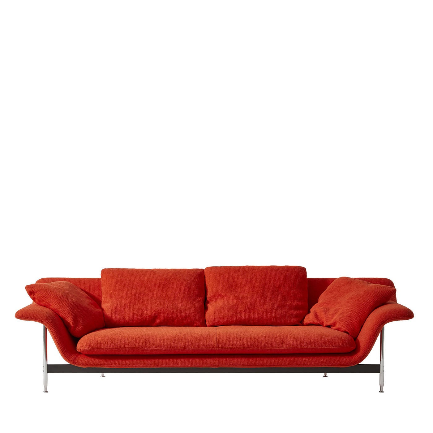Esosoft 3-sitzer orange sofa von Antonio Citterio - Hauptansicht