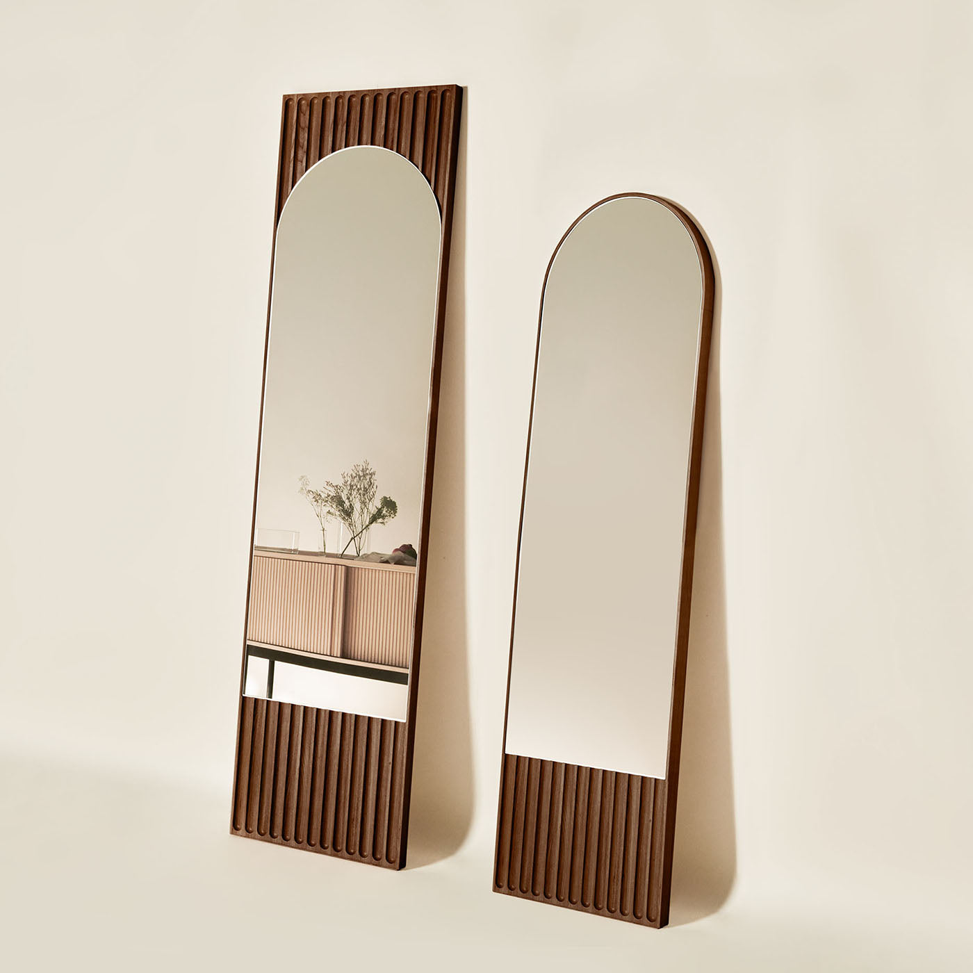 Espejo rectangular de fresno marrón Tutto Sesto - Vista alternativa 5