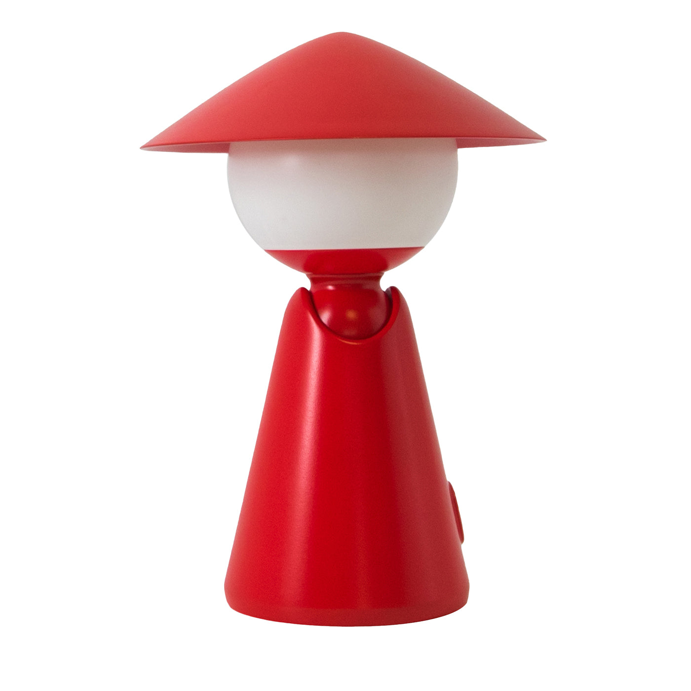Lampe à poser rechargeable Red Puddy par Albore Design - Vue principale