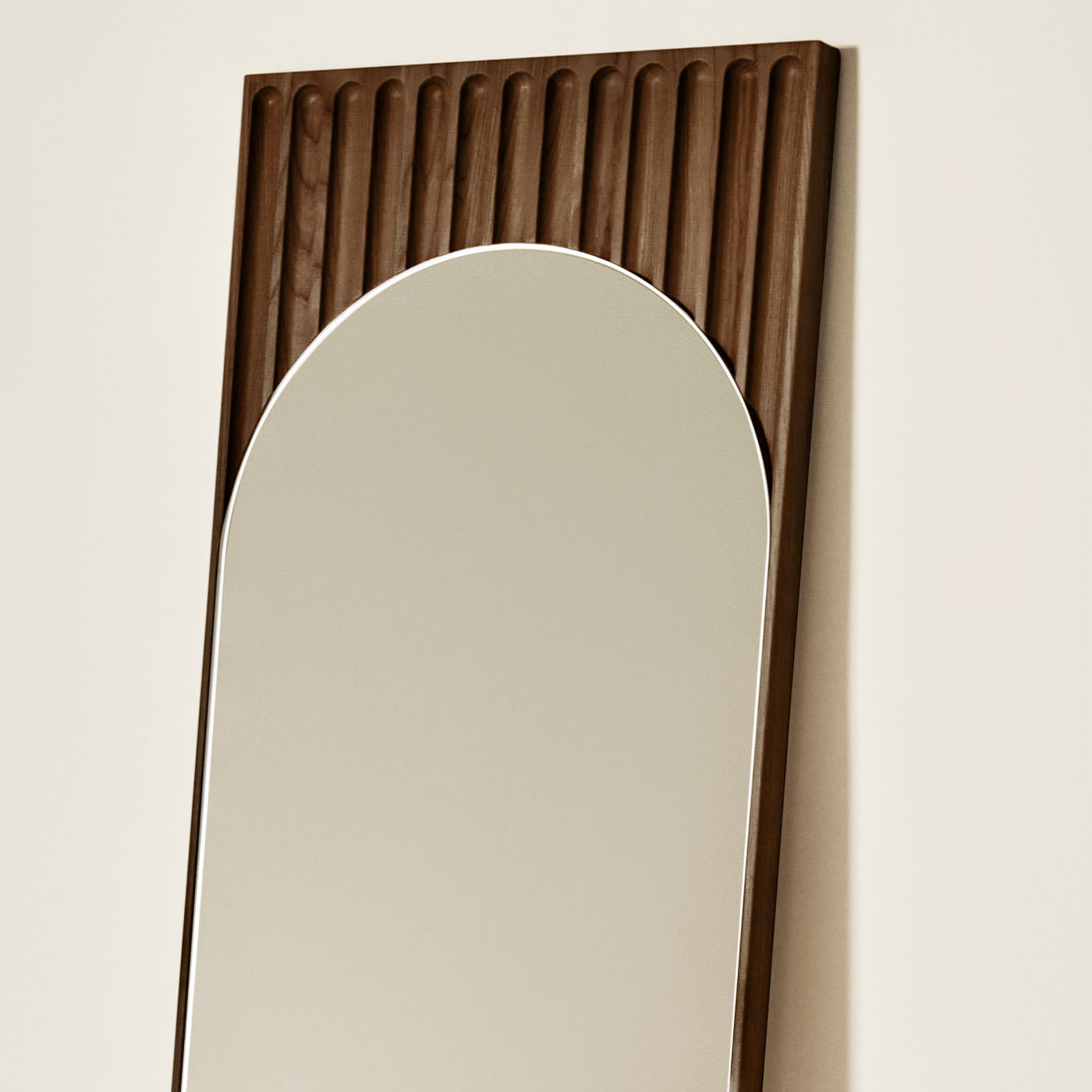 Espejo rectangular de fresno marrón Tutto Sesto - Vista alternativa 3
