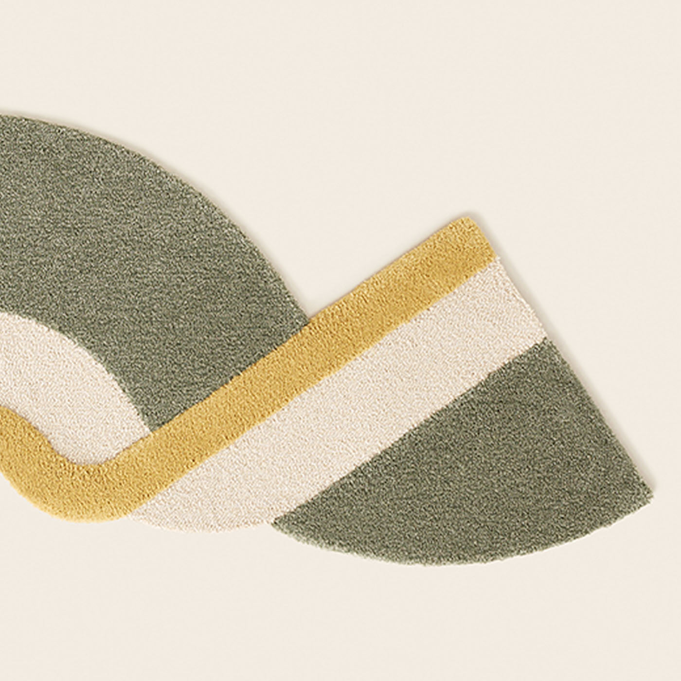 Nesso Due Runner Olive & Gold Rug - Alternative view 2