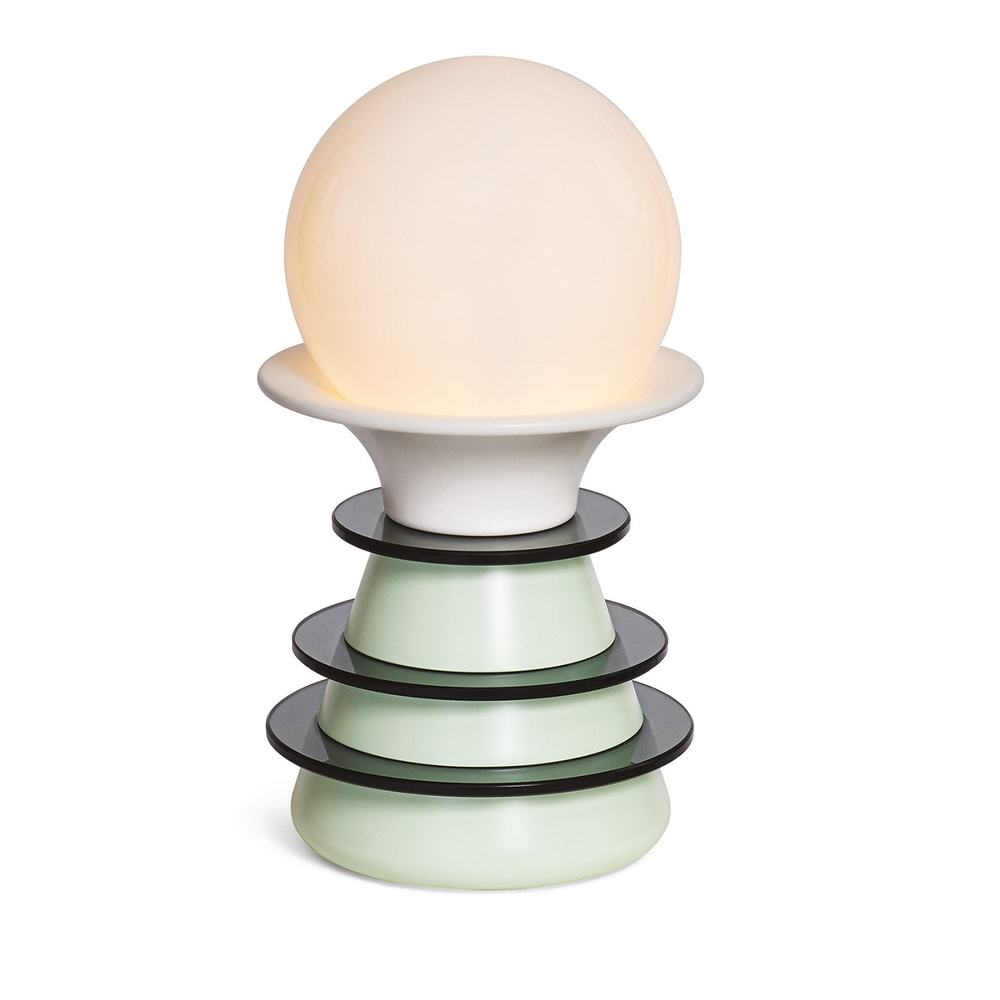 Lámpara de mesa Catodo verde menta - Vista alternativa 1