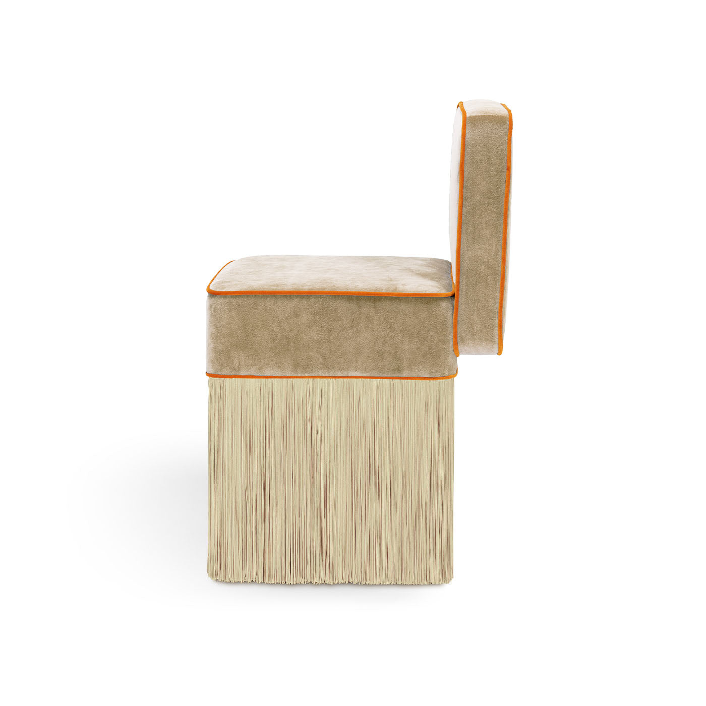 Lilli Cleo Beige Velvet Chair by Lorenza Bozzoli - Alternative view 1