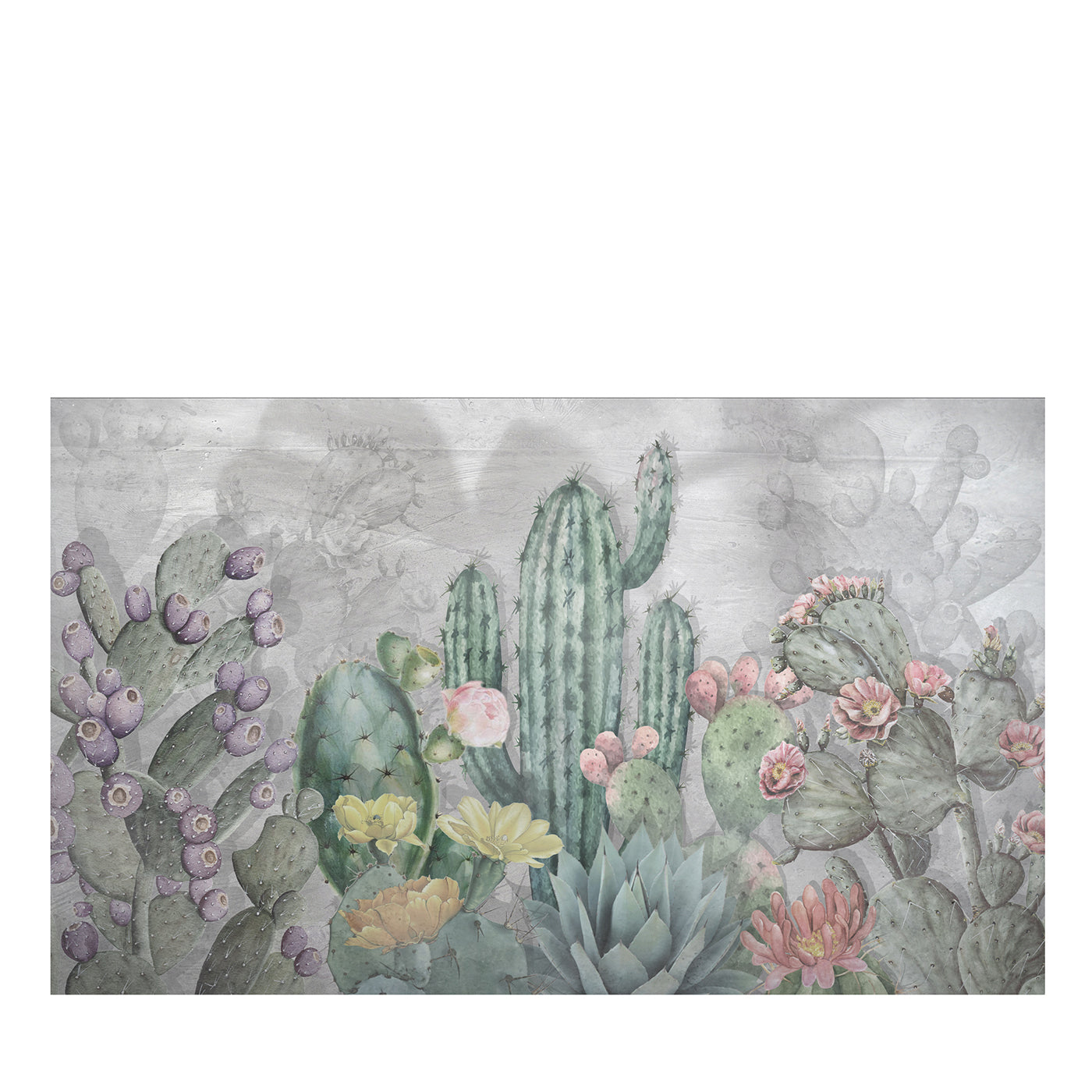 Papel pintado Cactus Panorama - Vista principal