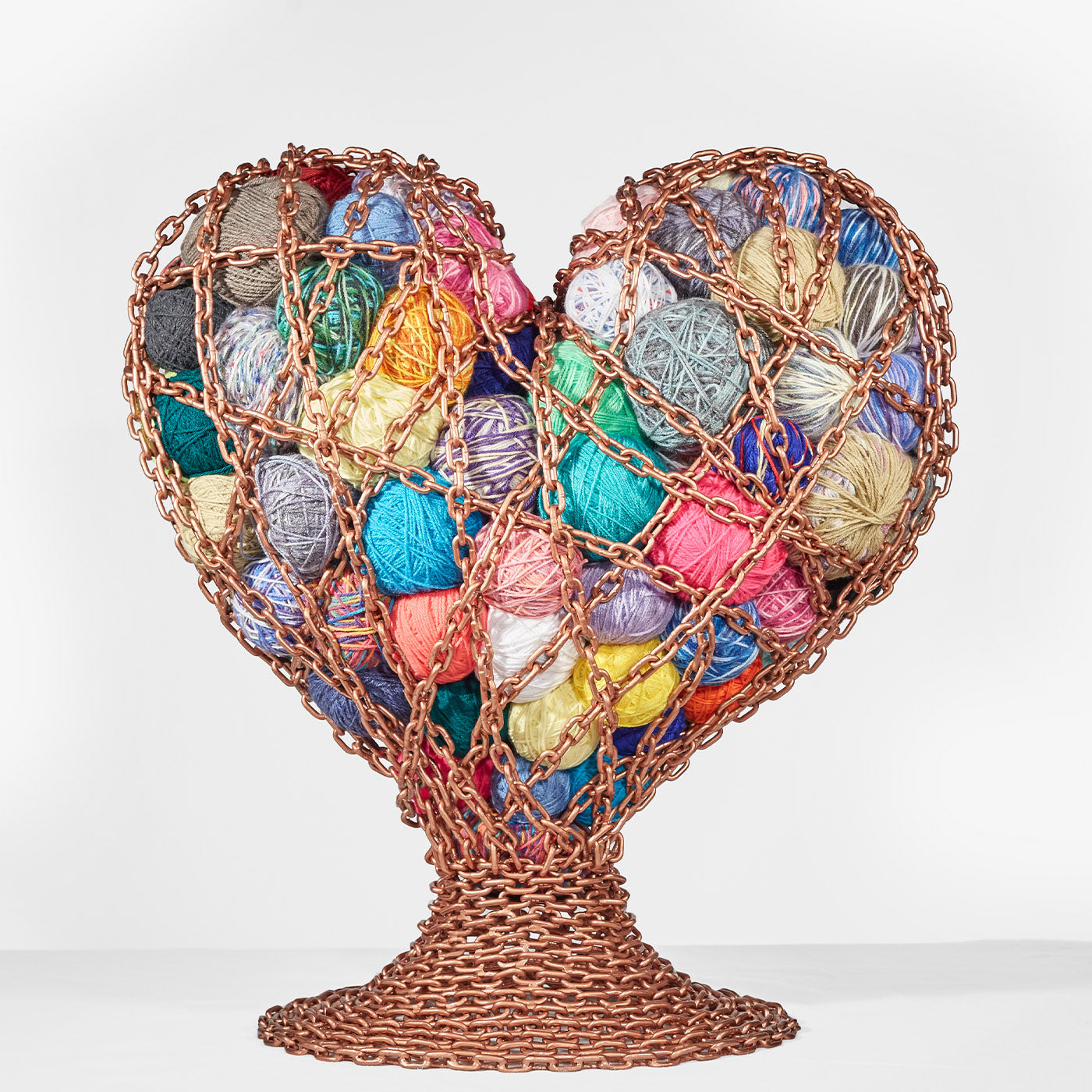 Chained Heart Sculpture - Alternative view 2