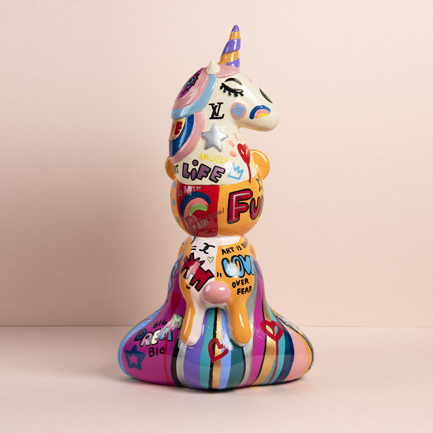 Multicolor Magic Totem Serie Skulptur #1 - Alternative Ansicht 2