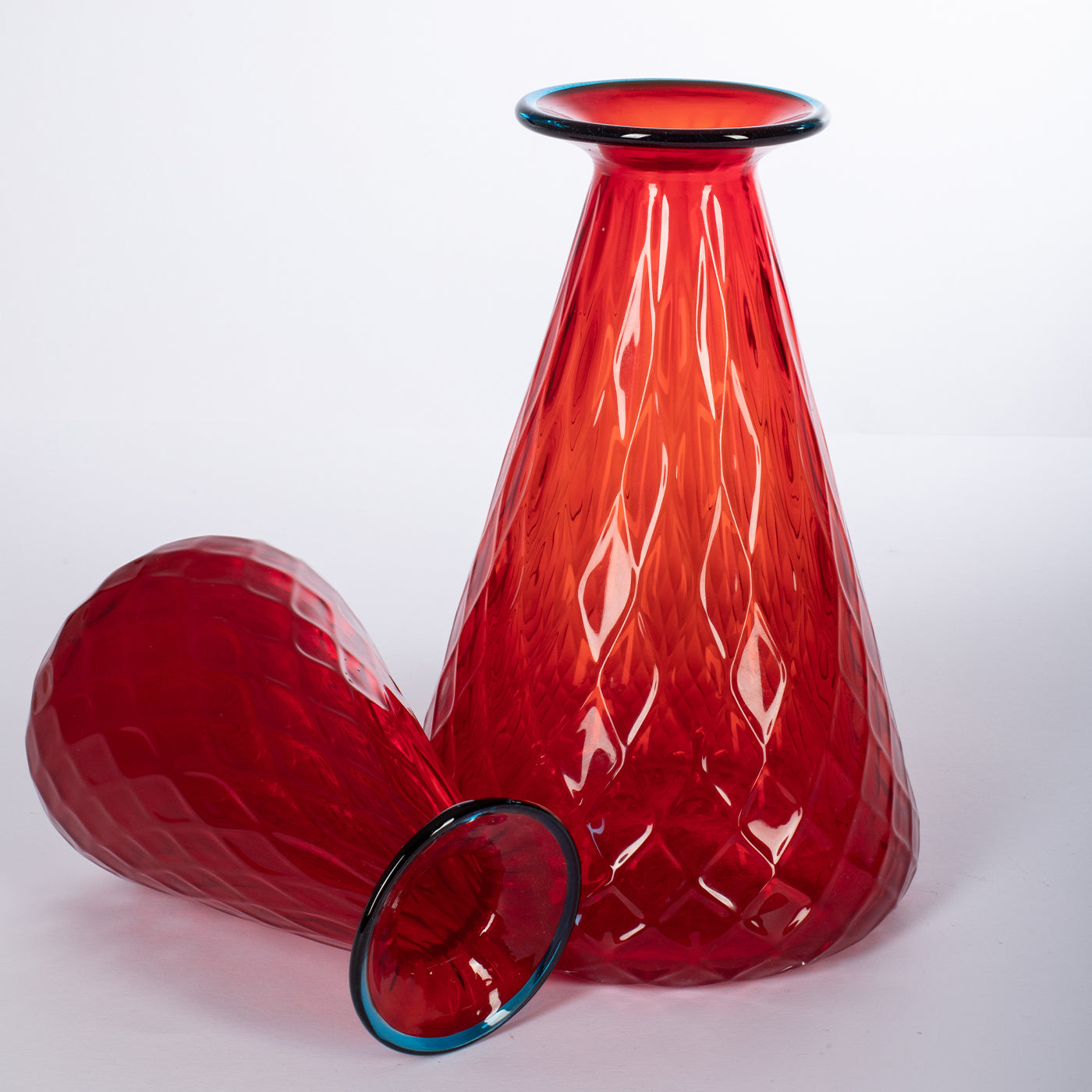 Balloton Set de 2 vases coniques rouges - Vue alternative 1
