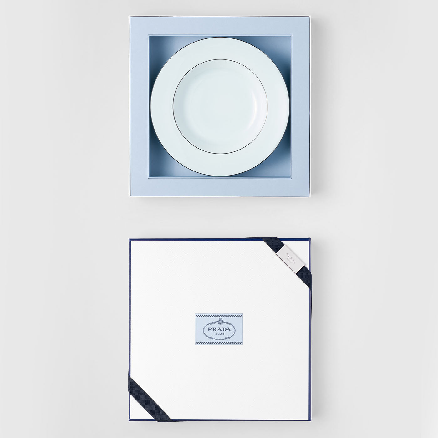 Celadon Set aus zwei Porzellan-Suppentellern - Alternative Ansicht 4