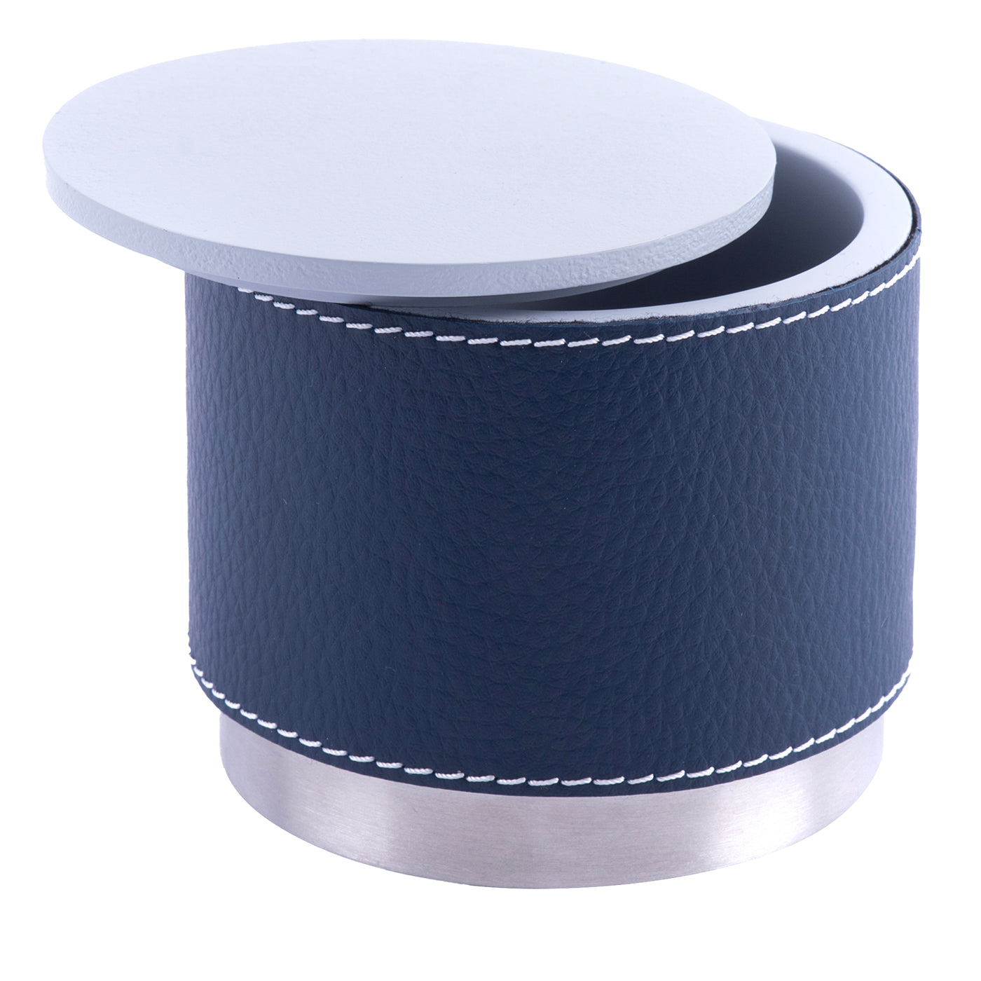 Caja azul con tapa - Vista principal