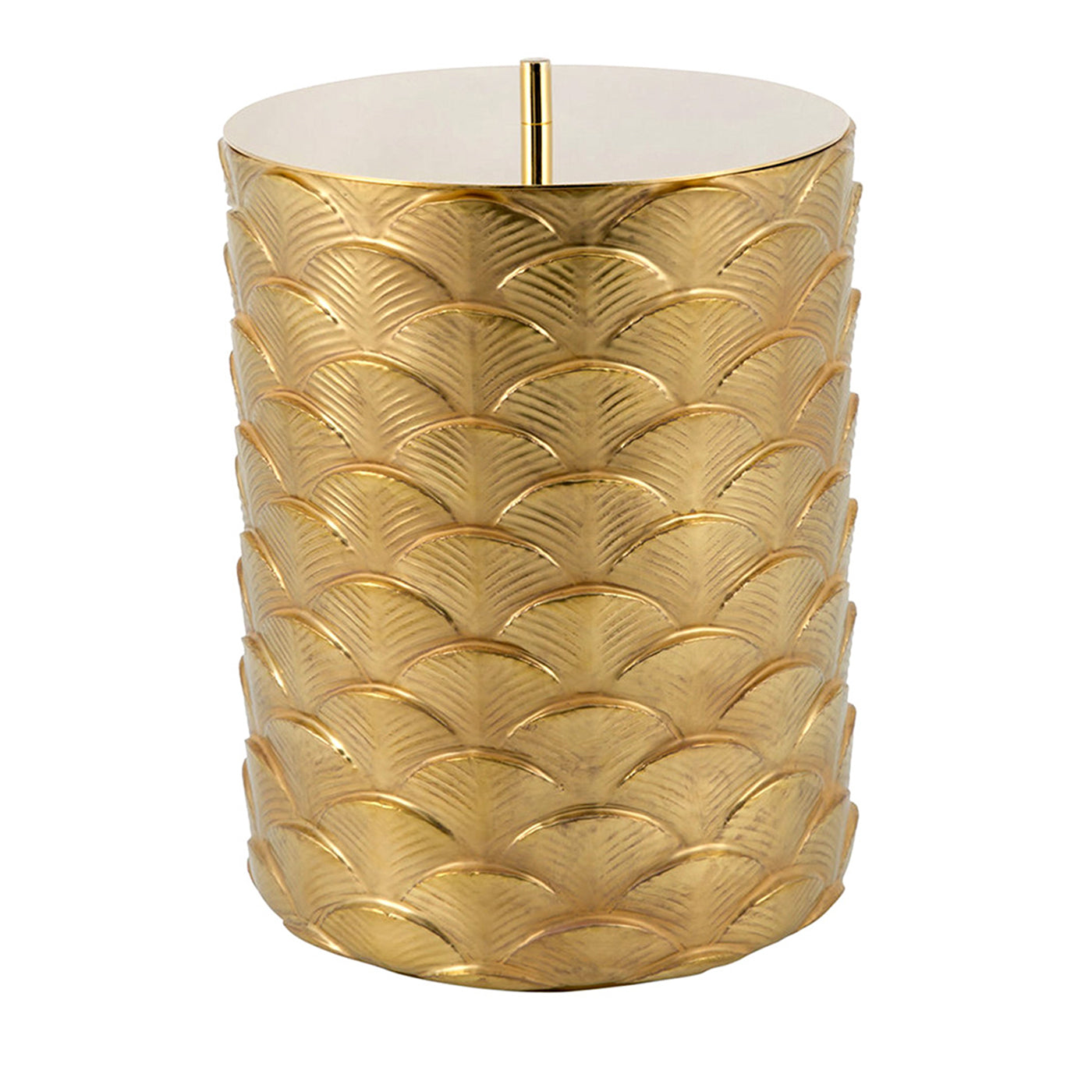 PEACOCK WASTE BASKET - GOLD - Main view