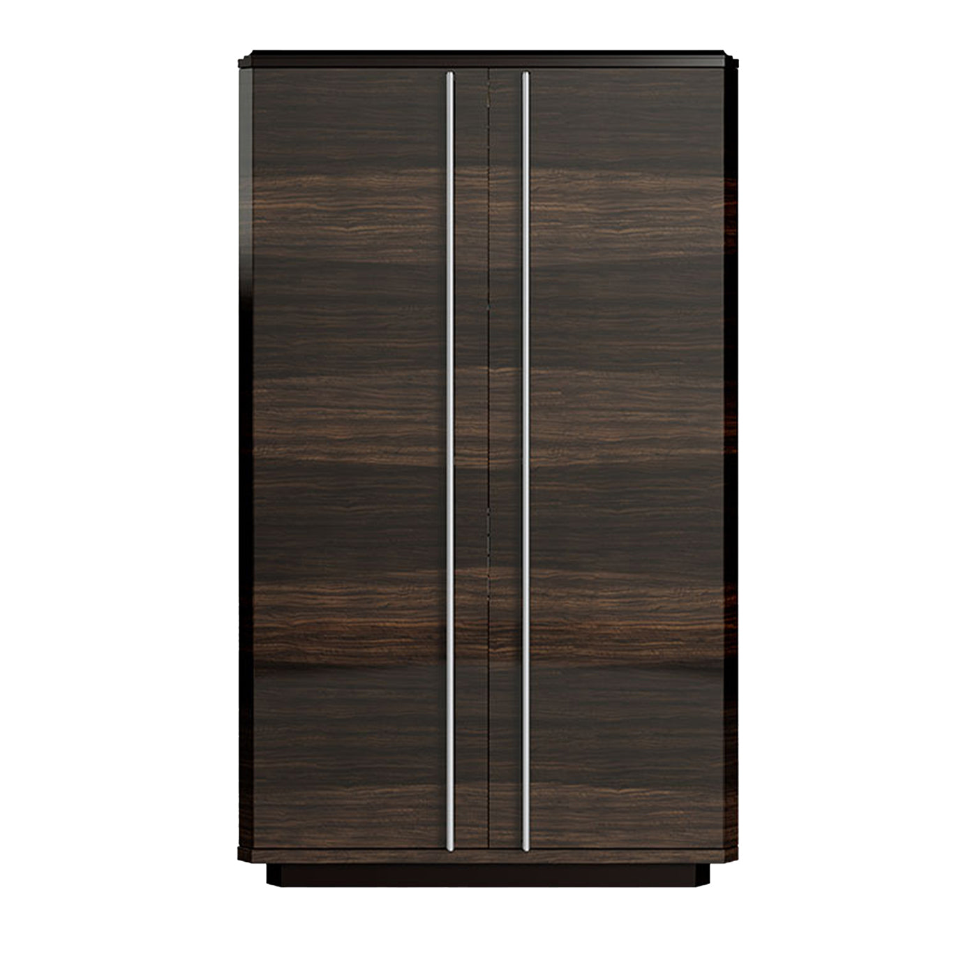 Teomondo 2-Door Smoked Eucalyptus Bar Cabinet - Main view