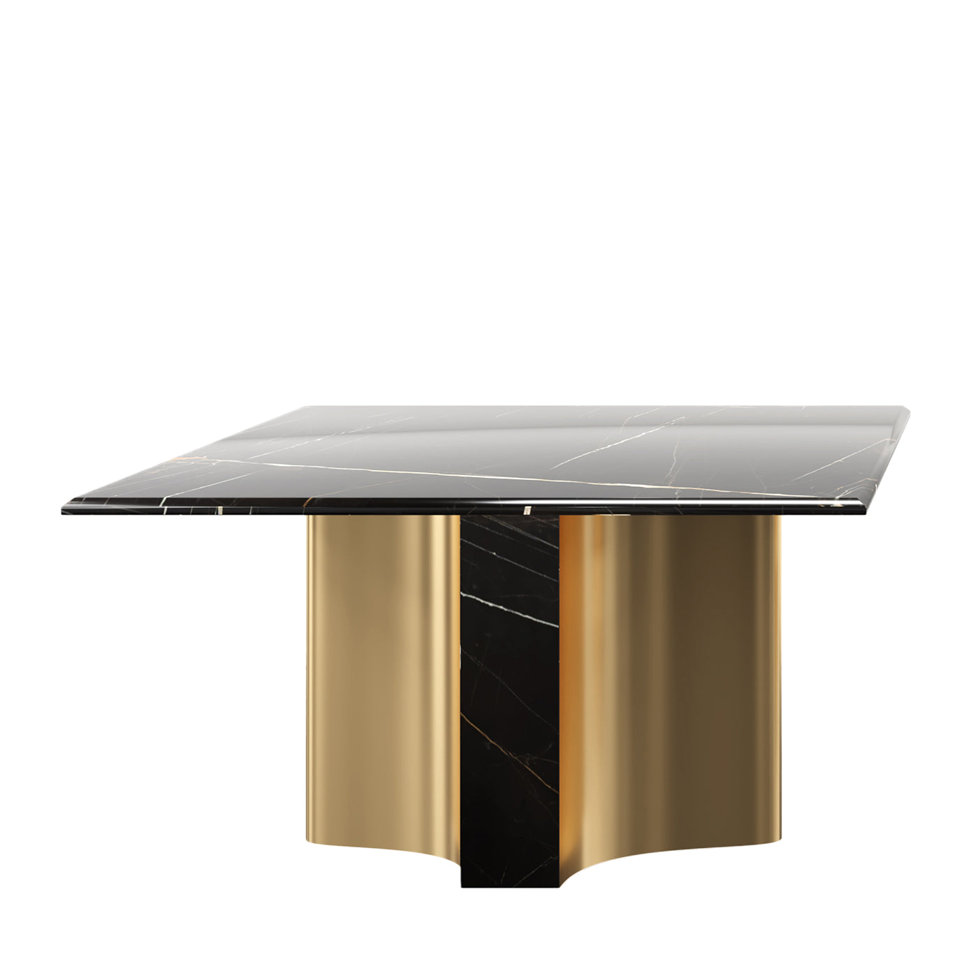 Barso Q Sahara Noir Table basse en marbre par Paolo Ciacci - Vue principale