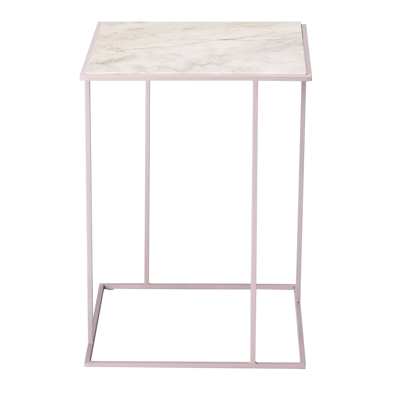 FramE Travertine Side Table - Main view