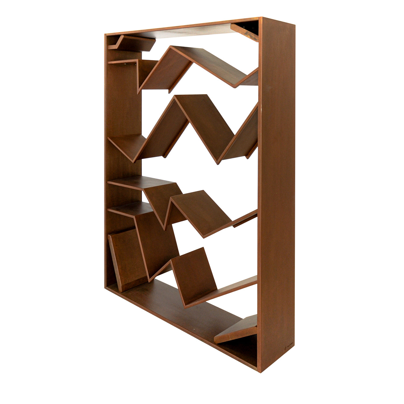 Piega Corten Steel Bookcase - Alternative view 1