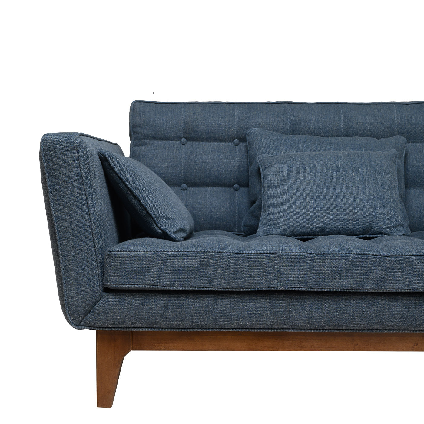 Yvan 3-Seater Blue Sofa - Alternative view 1