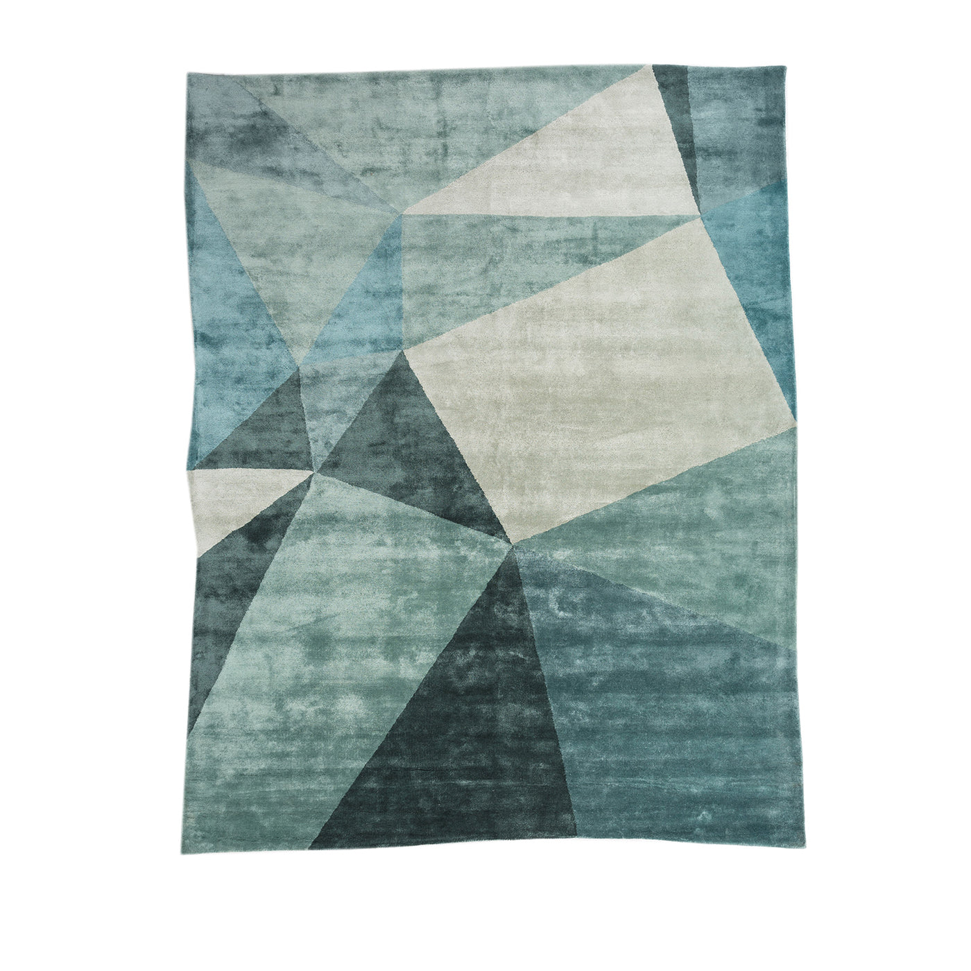 Azure Lagoon Light Turquoise & Light Sea Mist Hand Tufted Rug - Main view