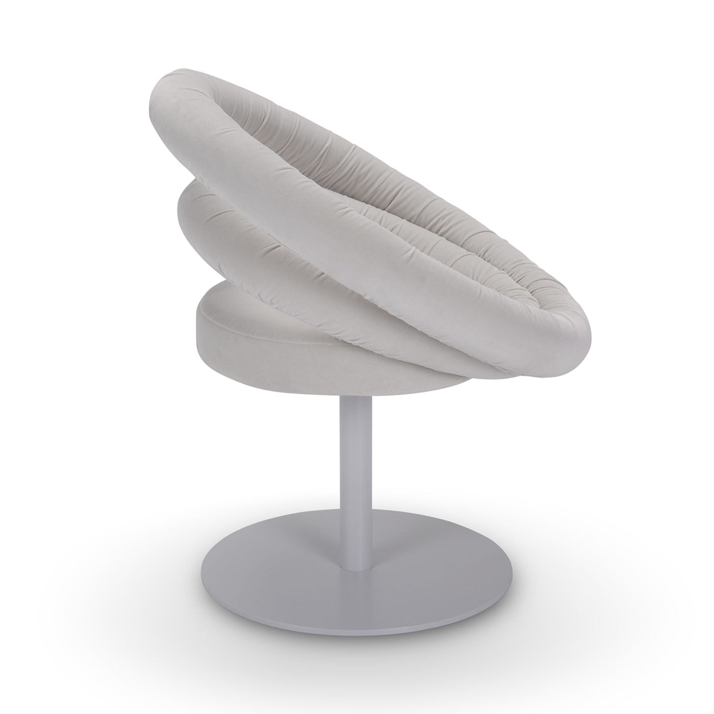 Circle Light-Grey Chair By Roberto Giacomucci &amp; Nicola Cerasa - Vue alternative 1