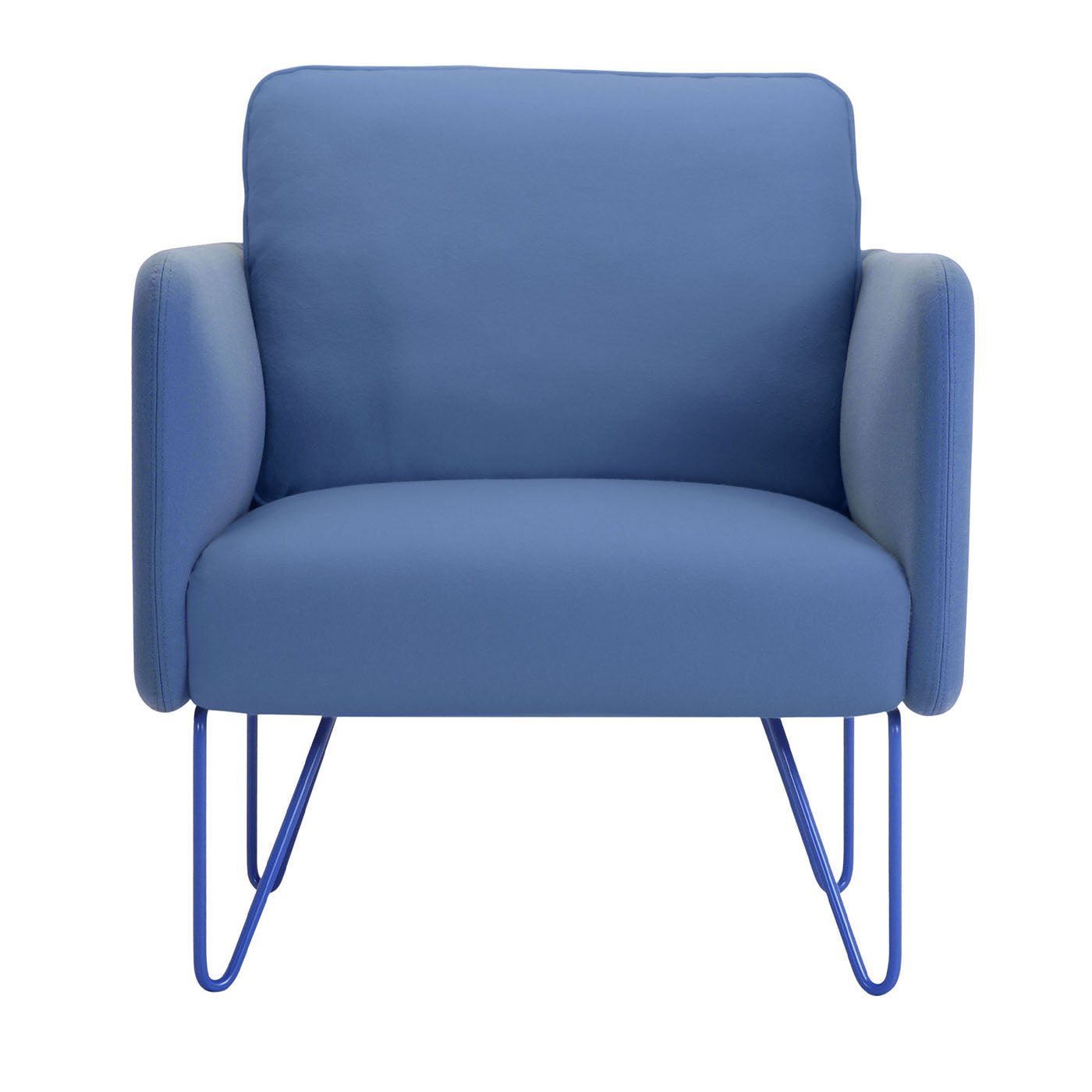 Doumo Blue Armchair By Setsu &amp; Shinobu Ito - Vue principale