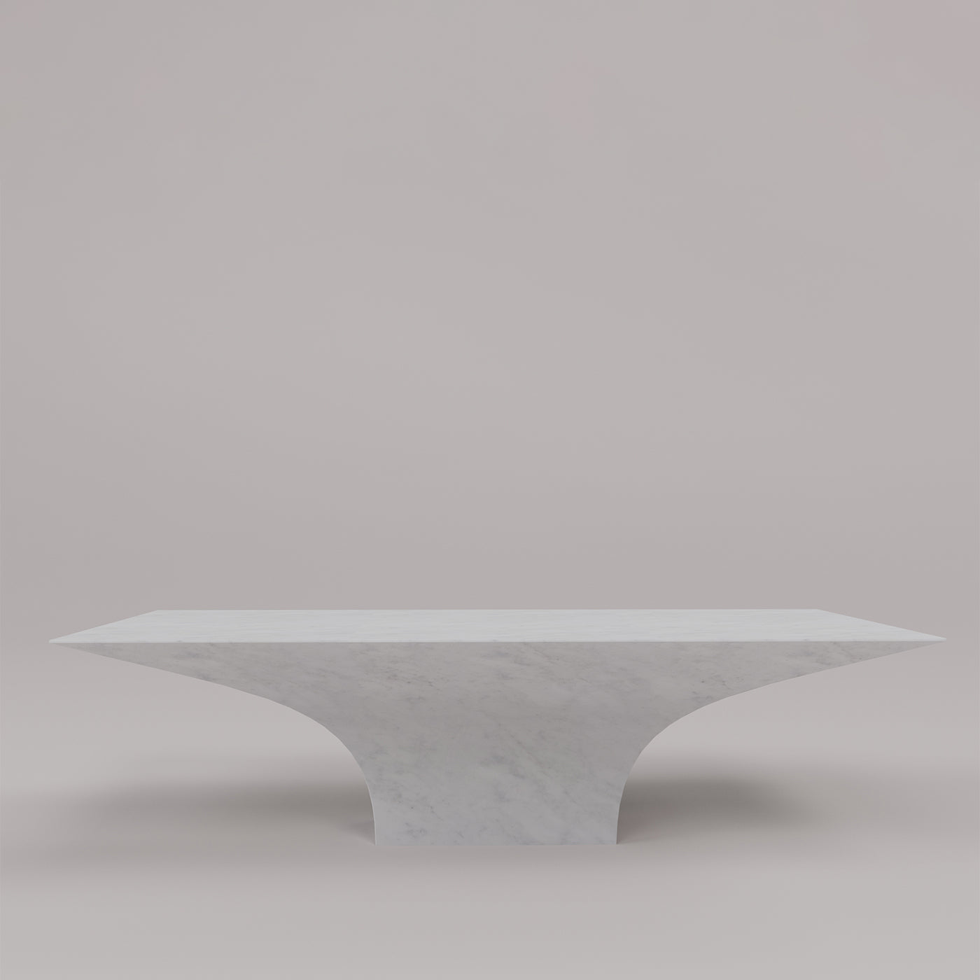 Table basse rectangulaire Sicorace en carrare blanc - Vue alternative 4