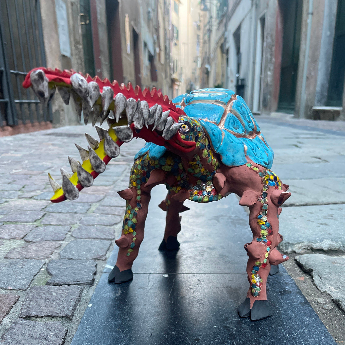 Tartacocco Zoomorphic-Inspired Polychrome Sculpture - Alternative view 2
