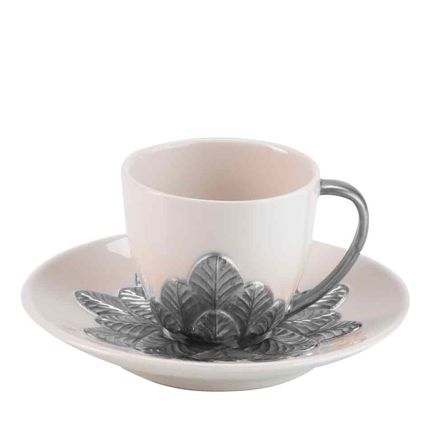  PEACOCK COFFEE CUP - SILVER - Main view