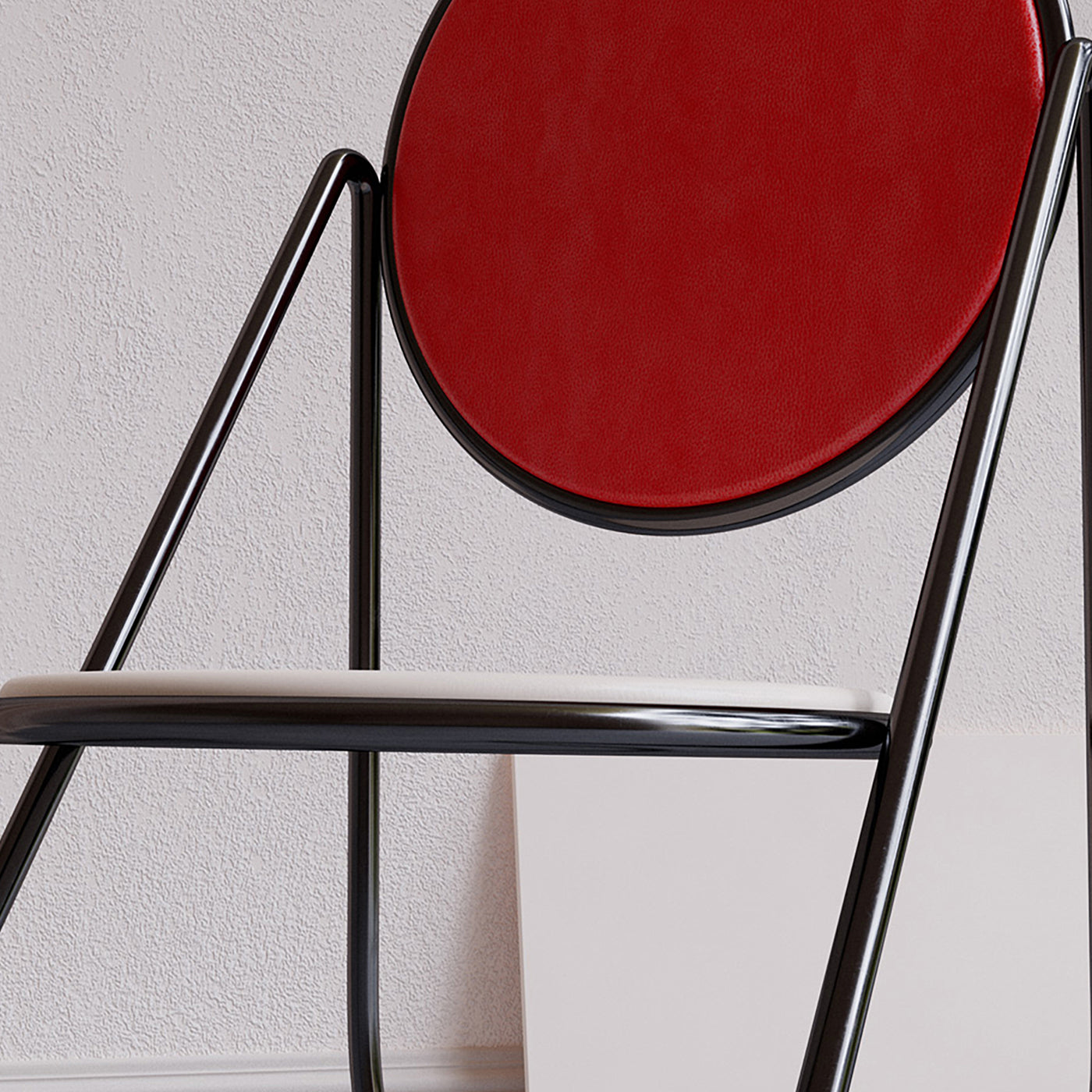 U-Disk Black/Red/Ivory Chair - Alternative view 2