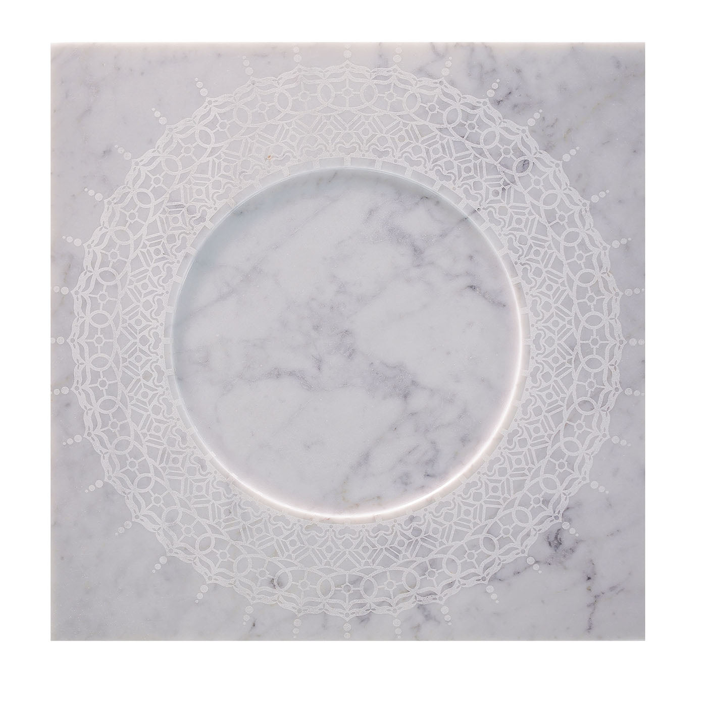 Venti20 White Carrara Marble Q Plate - Main view