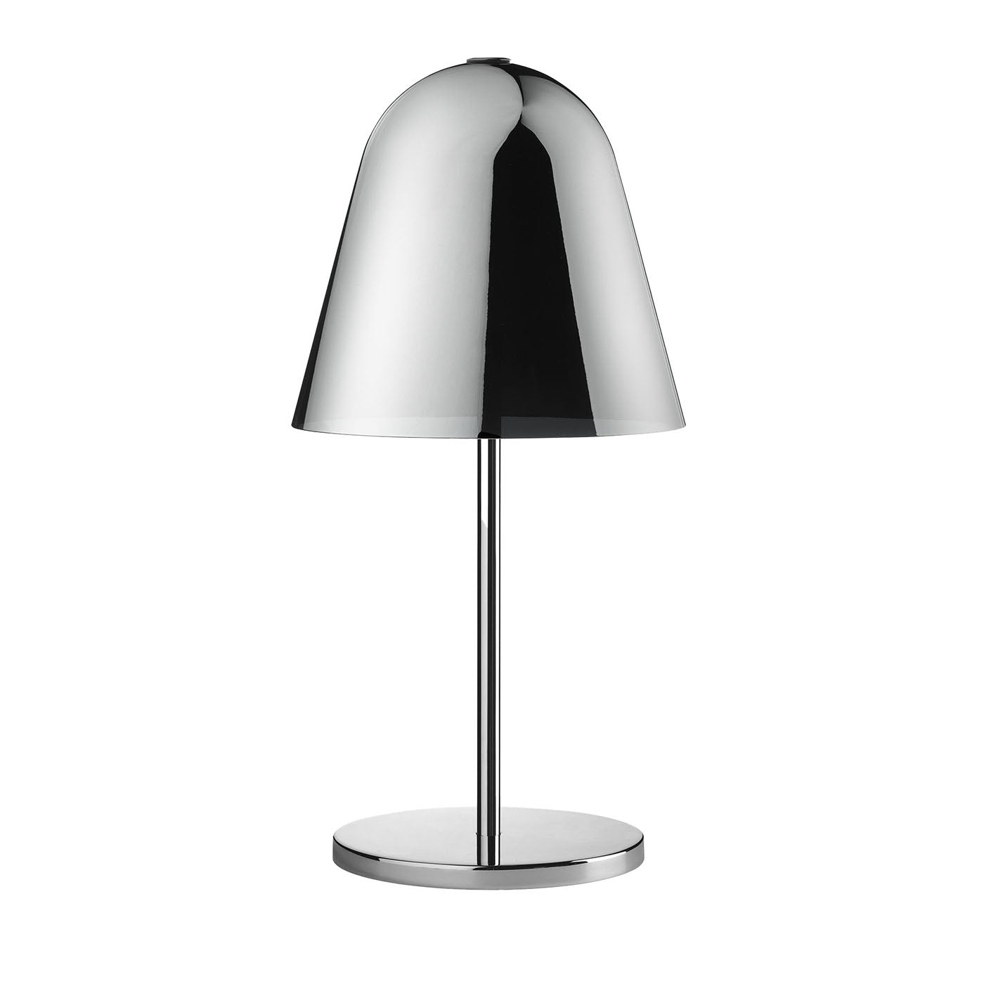 Lampe de table Helios en métal et verre argenté par Branch Creative - Vue principale