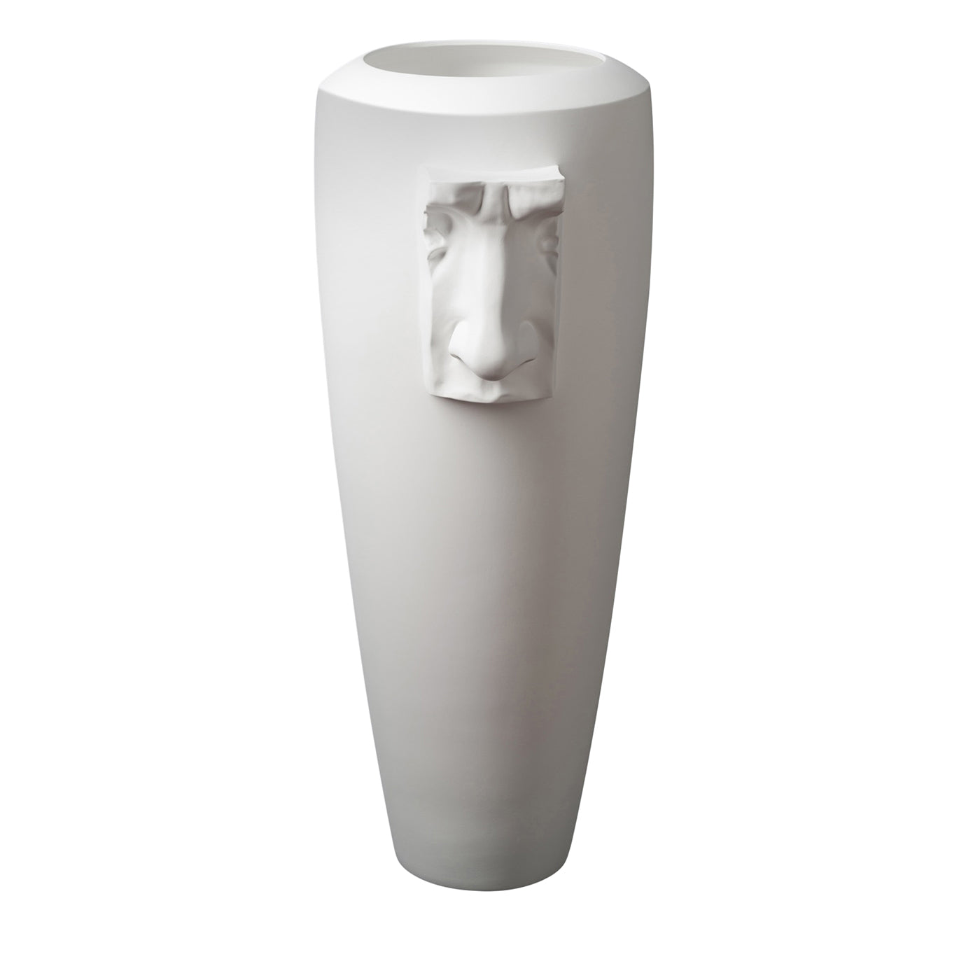 Obice David Nose Vaso decorativo bianco - Vista principale