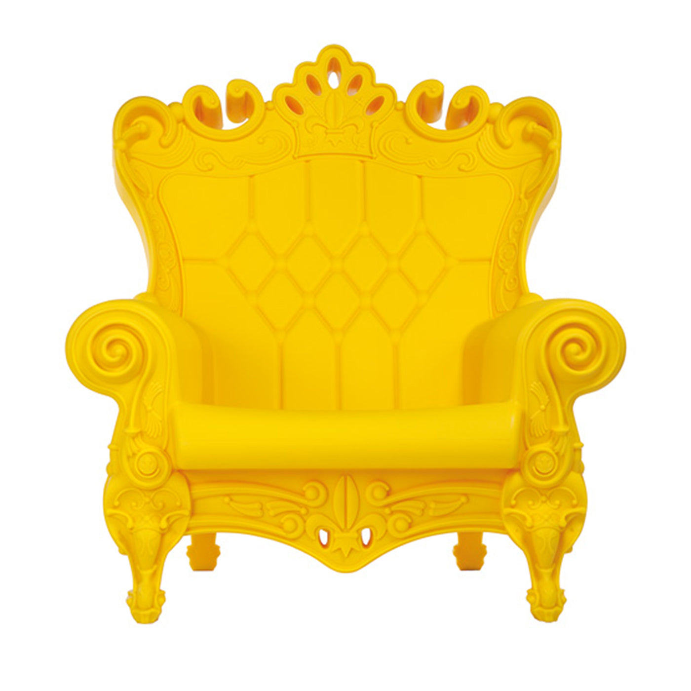 Little Queen of Love Yellow Armchair - Main view