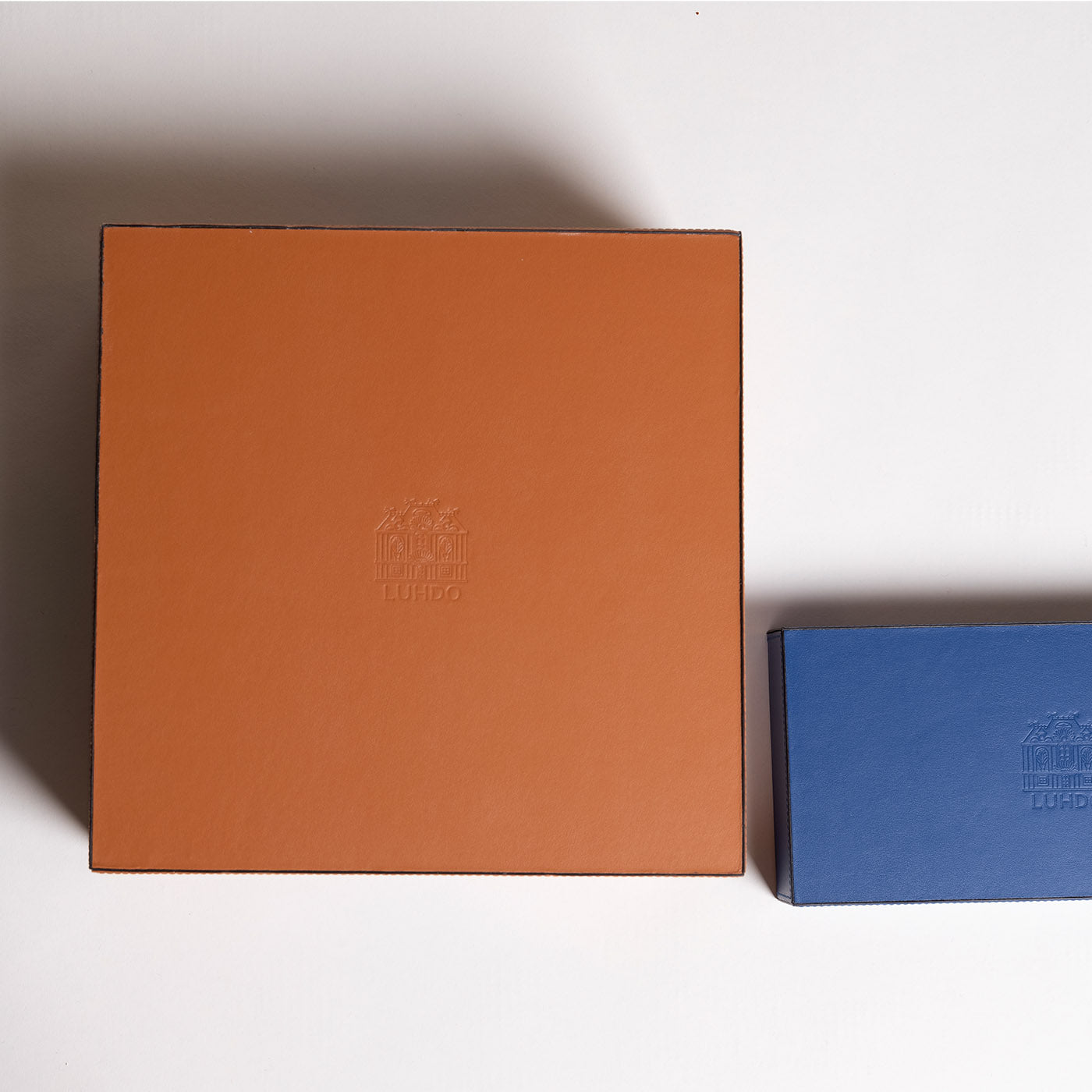 Intarsio Briolette Pecan y Ocean Blue Duo Box - Vista alternativa 2