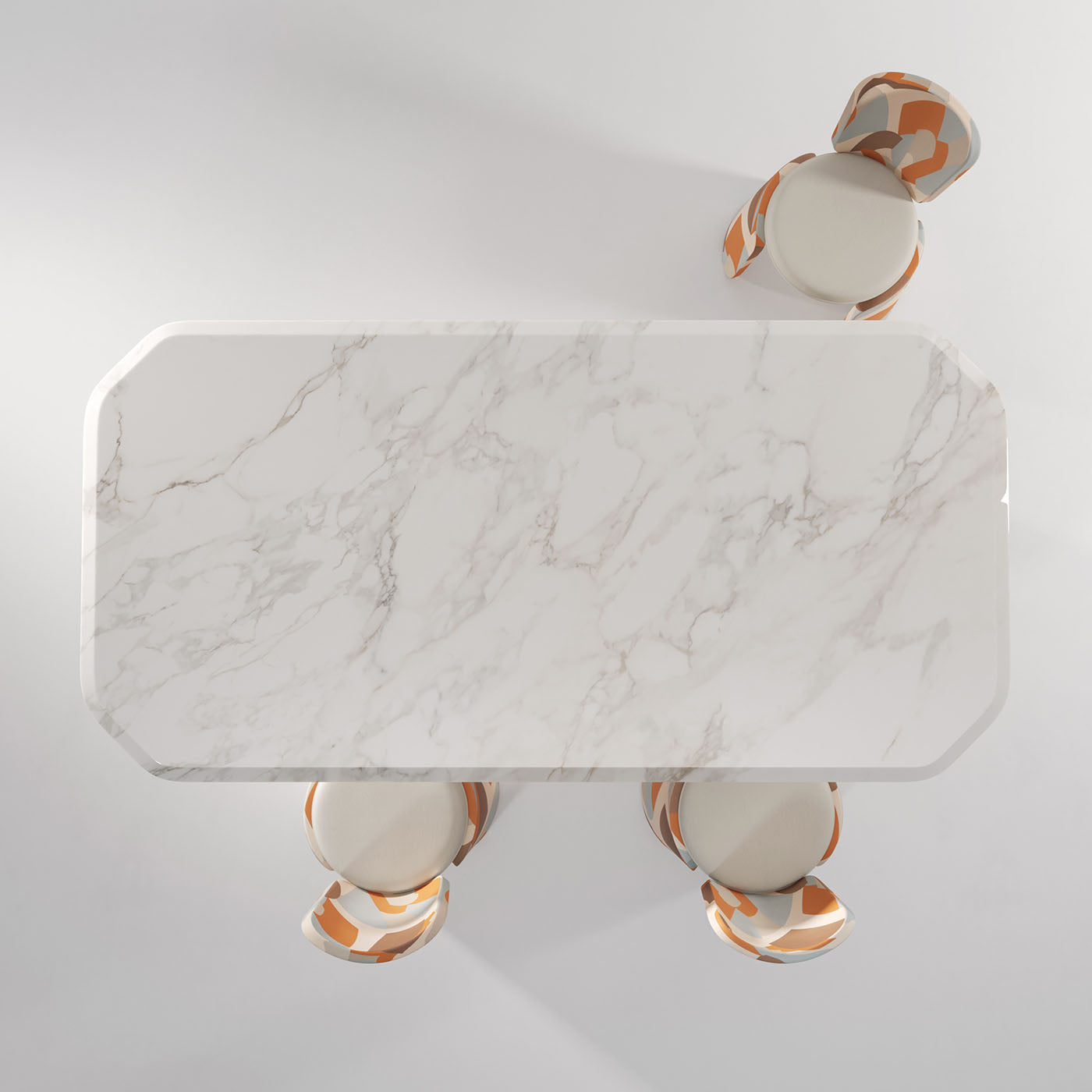 Inge calacatta marble dining table - Alternative view 2