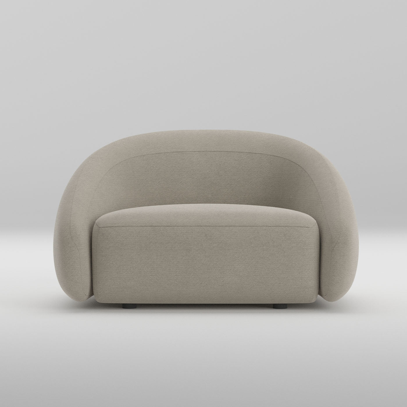 Apper Gray Armchair by Antonio Rodriguez - Alternative view 1