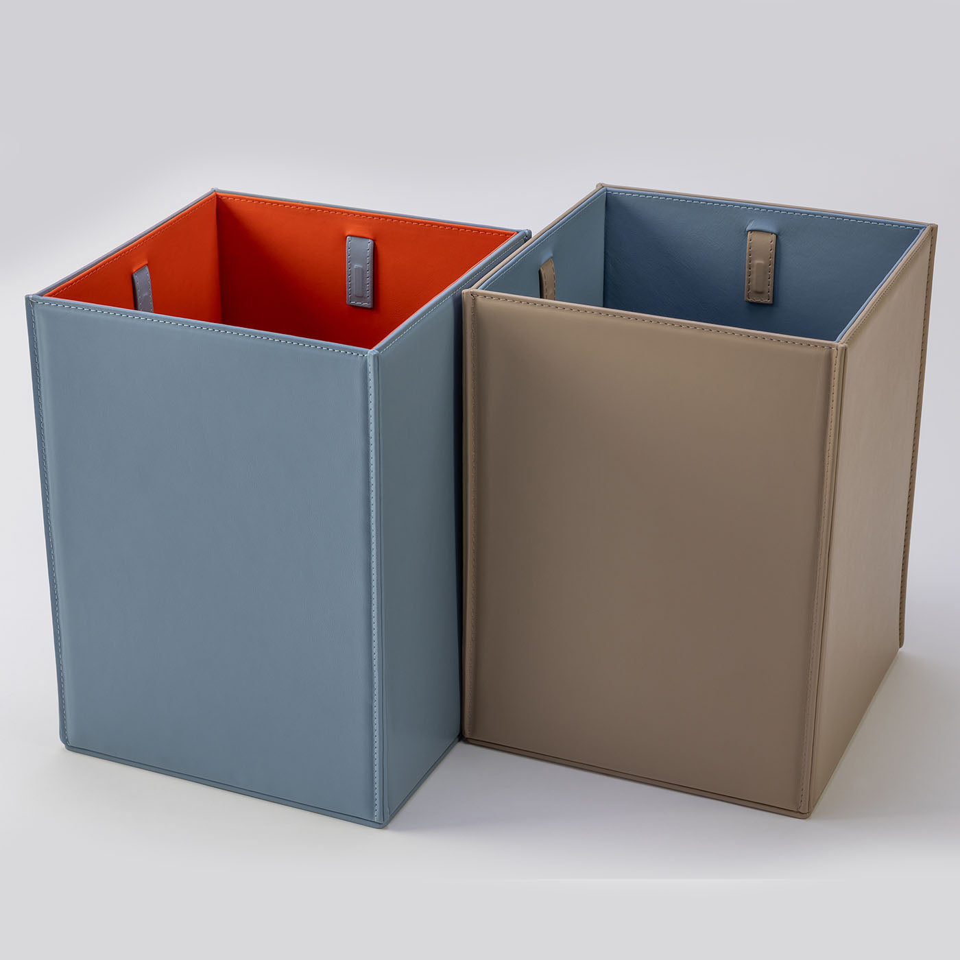 Picasso Seta Beige And Cielo Blue Paper Bin - Alternative view 4