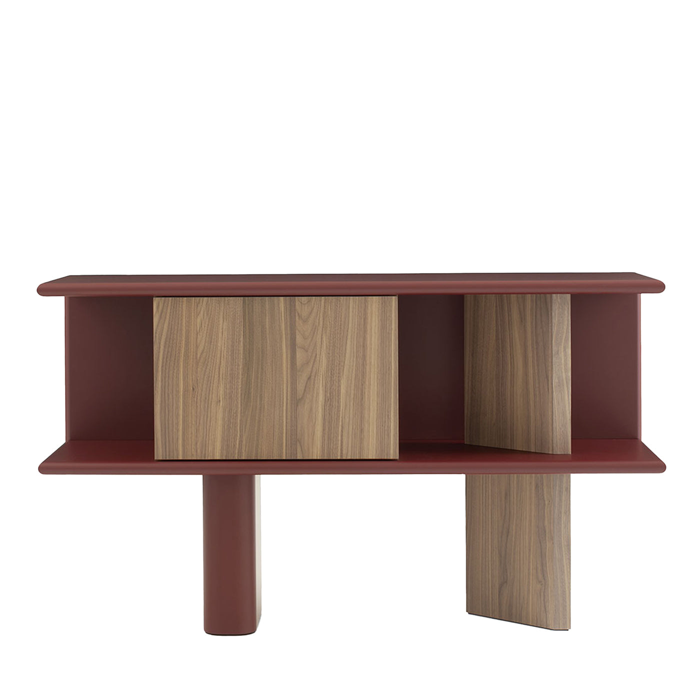 Living Canaletto Walnut Red Small Sideboard - Main view
